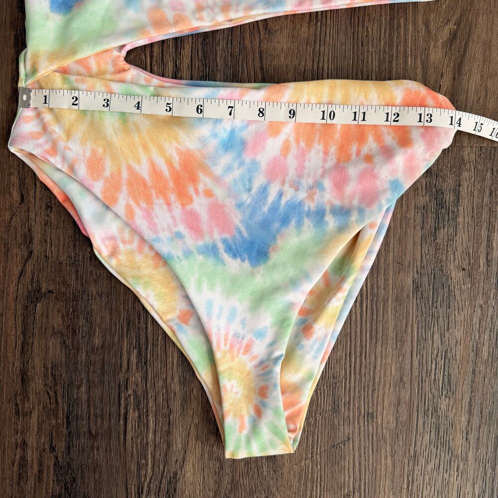 NEW Skatie Nicole One Piece Swimsuit in Oahu Tie Dye Print Size Large - Picture 8 of 11